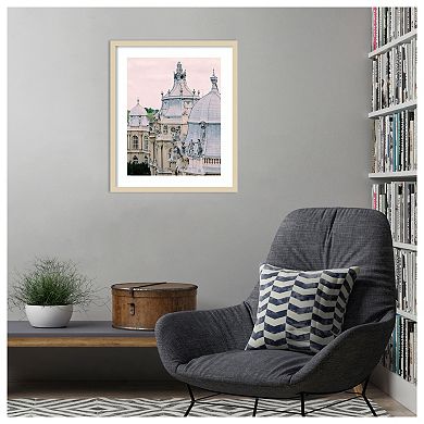 Paris Rooftops II by Justine Milton Wood Framed Wall Art Print