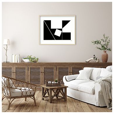 K Town by George Rosaly Wood Framed Wall Art Print