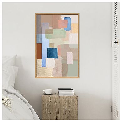 Kaleidoscope 1 by Sally Ann Moss Framed Canvas Wall Art Print