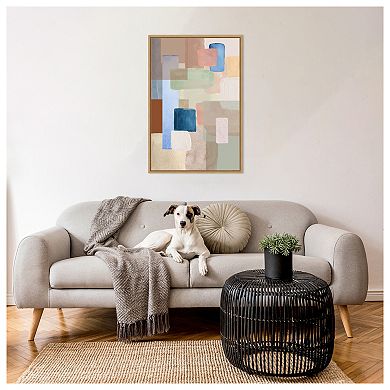Kaleidoscope 1 by Sally Ann Moss Framed Canvas Wall Art Print