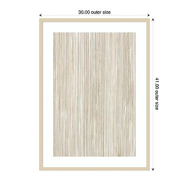 Lines and Textures No 2 by Alma Wood Framed Wall Art Print