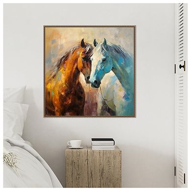 Lucky Couple II by Irena Orlov Framed Canvas Wall Art Print