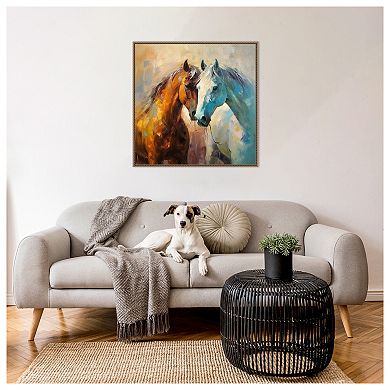 Lucky Couple II by Irena Orlov Framed Canvas Wall Art Print