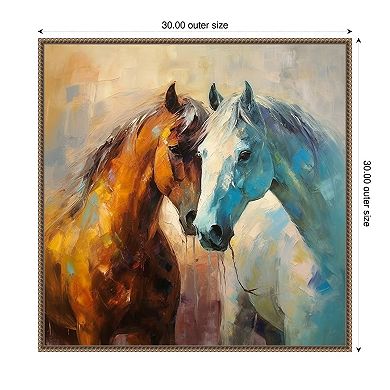 Lucky Couple II by Irena Orlov Framed Canvas Wall Art Print