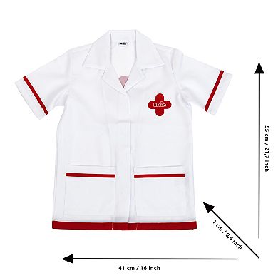 Theo Klein: PRO Children's Doctor Costume - Dress Up Outfit Toy and Accessories 6-Piece Set