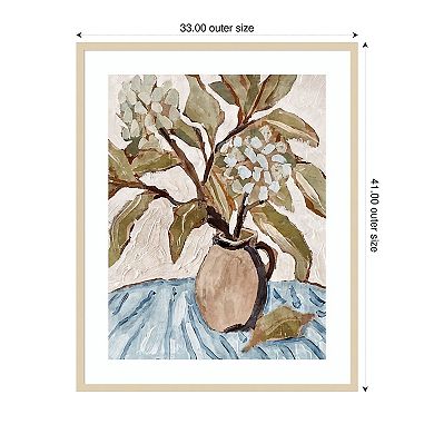 Muted Bouquet Canvas Art Print by Urban Road Wood Framed Wall Art Print