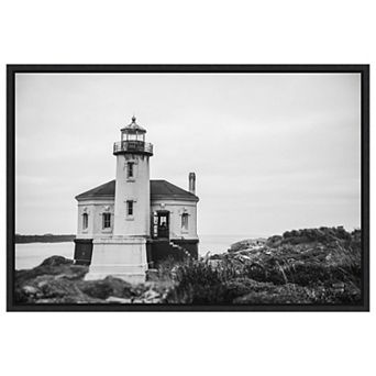 Looking Out by Nathan Larson Framed Canvas Wall Art Print