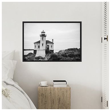 Looking Out by Nathan Larson Framed Canvas Wall Art Print
