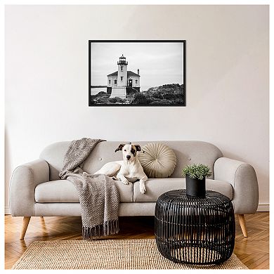 Looking Out by Nathan Larson Framed Canvas Wall Art Print