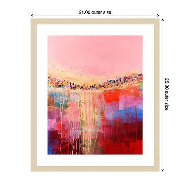 The Love In Us No 4 by Treechild Wood Framed Wall Art Print