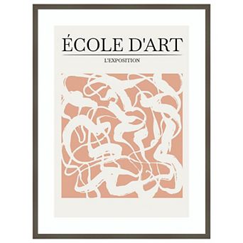 LExposition I by Incado Wood Framed Wall Art Print