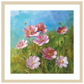Summer Field III by Danhui Nai Wood Framed Wall Art Print