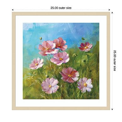 Summer Field III by Danhui Nai Wood Framed Wall Art Print