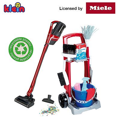 Theo Klein: Cleaning Trolley w/ Miele Triflex Vacuum Cleaner Cleaning Playset
