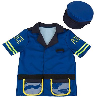 Theo Klein: PRO Children's Police Costume - Dress Up Outfit & Accessories 8-Piece Set