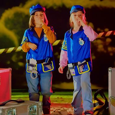 Theo Klein: PRO Children's Police Costume - Dress Up Outfit & Accessories 8-Piece Set