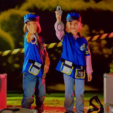 Theo Klein: PRO Children's Police Costume - Dress Up Outfit & Accessories 8-Piece Set
