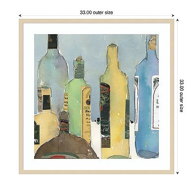 Oil and Vinegar IV by Samuel Dixon Wood Framed Wall Art Print