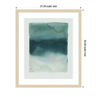 Tide Dye II by Grace Popp Wood Framed Wall Art Print