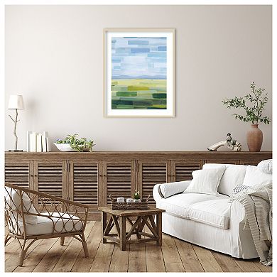 Driveby Landscape II by Grace Popp Wood Framed Wall Art Print