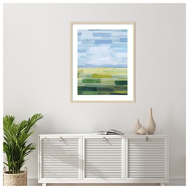 Driveby Landscape II by Grace Popp Wood Framed Wall Art Print
