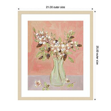 Here Comes the Bloom II by Melissa W Wood Framed Wall Art Print