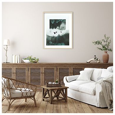 Misty Skein II by Grace Popp Wood Framed Wall Art Print