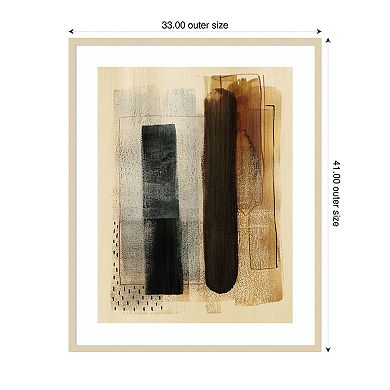 Burnt Toast I by Grace Popp Wood Framed Wall Art Print