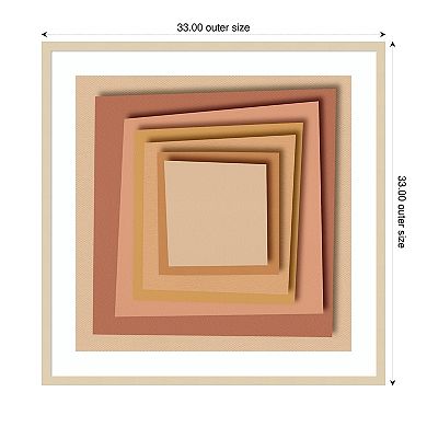 Stack Paper II by Regina Morre Wood Framed Wall Art Print