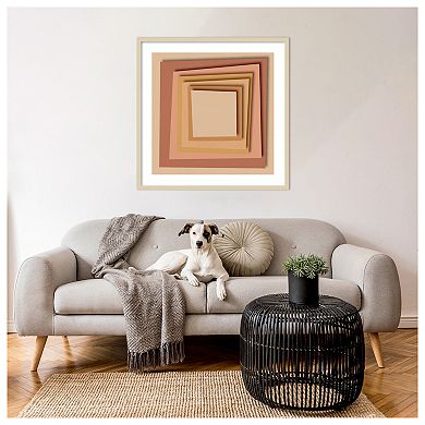 Stack Paper II by Regina Morre Wood Framed Wall Art Print