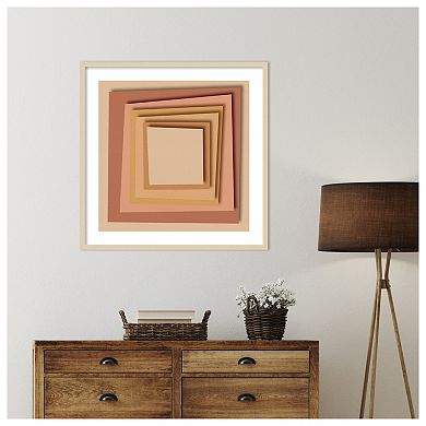 Stack Paper II by Regina Morre Wood Framed Wall Art Print