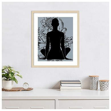 Slow Breathing III by Regina Morre Wood Framed Wall Art Print