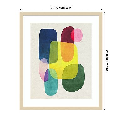 Sunlit Spectrum II by Grace Popp Wood Framed Wall Art Print