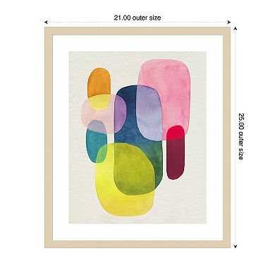 Sunlit Spectrum I by Grace Popp Wood Framed Wall Art Print