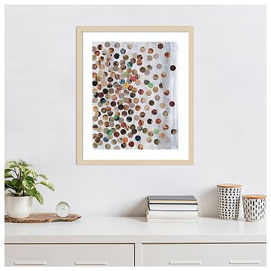 100 Pennies II by Natalie Avondet Wood Framed Wall Art Print