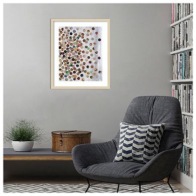 100 Pennies II by Natalie Avondet Wood Framed Wall Art Print