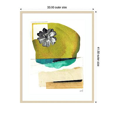 Day Beach II by Lindsey Newman Wood Framed Wall Art Print