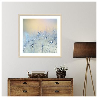 Ice blue by Ingrid Beddoes Wood Framed Wall Art Print