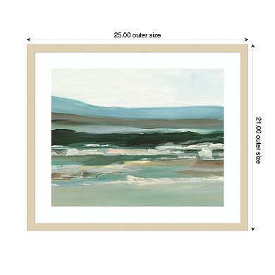 Cool Vista I by Ethan Harper Wood Framed Wall Art Print