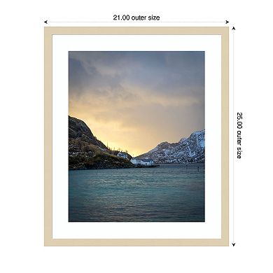 The Morning Glow II by Danny Head Wood Framed Wall Art Print