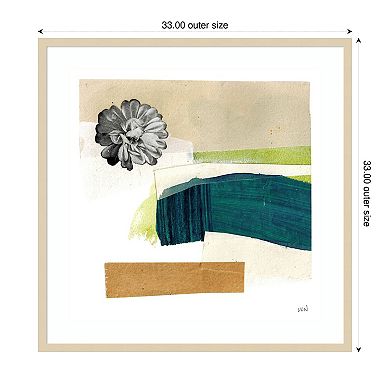 Day Beach I by Lindsey Newman Wood Framed Wall Art Print