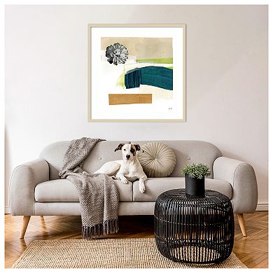 Day Beach I by Lindsey Newman Wood Framed Wall Art Print