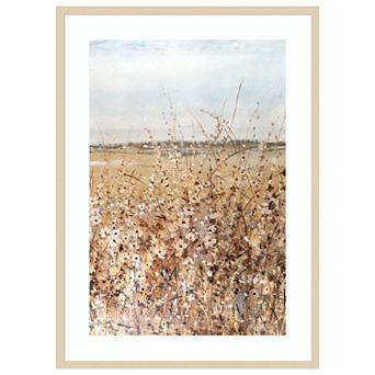 Ochre Landscape II by Tim Otoole Wood Framed Wall Art Print