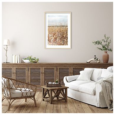 Ochre Landscape II by Tim Otoole Wood Framed Wall Art Print
