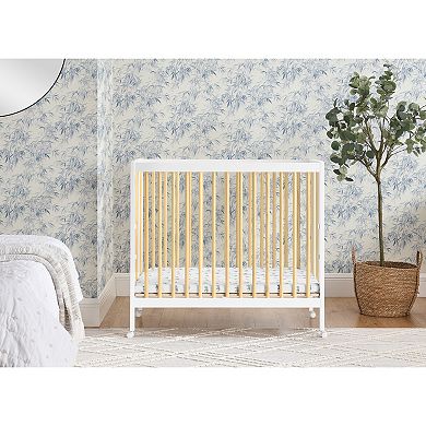 Delta Children Mia Portable Folding Mini Crib & 1.5-Inch Mattress Set