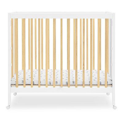 Delta Children Mia Portable Folding Mini Crib Mattress Set