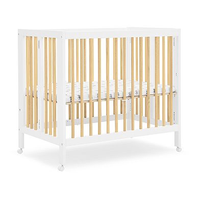 Delta Children Mia Portable Folding Mini Crib & 1.5-Inch Mattress Set