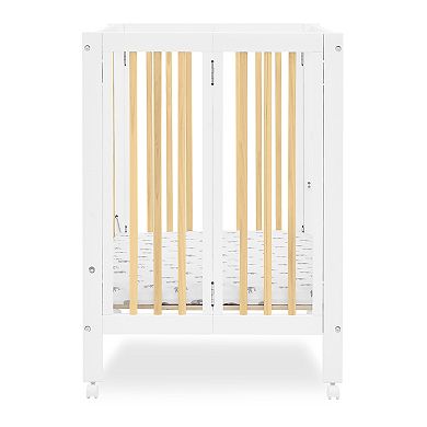 Delta Children Mia Portable Folding Mini Crib & 1.5-Inch Mattress Set