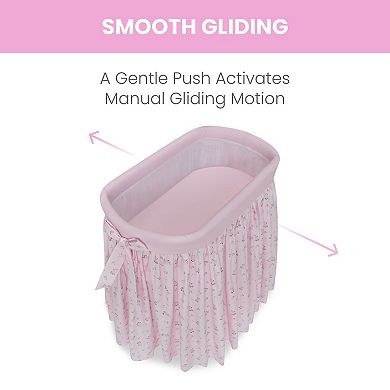 Delta Children Flora Gliding Bassinet