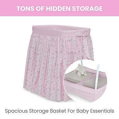 Delta Children Flora Gliding Bassinet